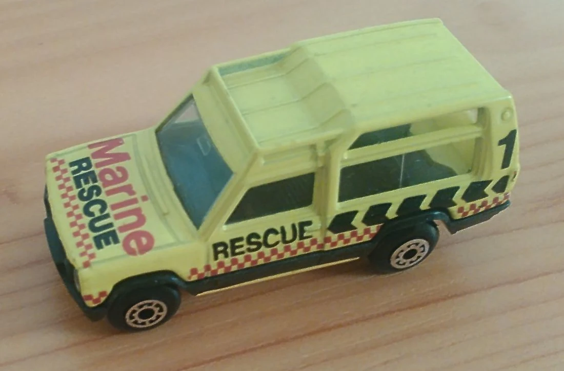 Matra Rancho (Fluorescent yellow, Red and black MARINE RESCUE 1)