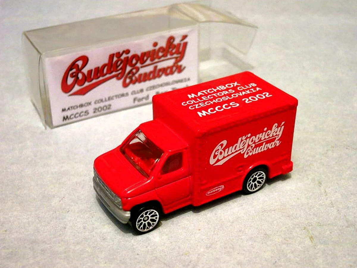 Ford Box Truck (Red, BUDEJOVICKY BUDVAR)