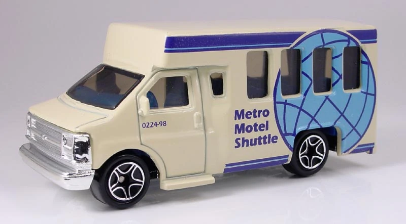 Chevy Transport Bus (Dark Cream, Globe, Metro Motel Shuttle)