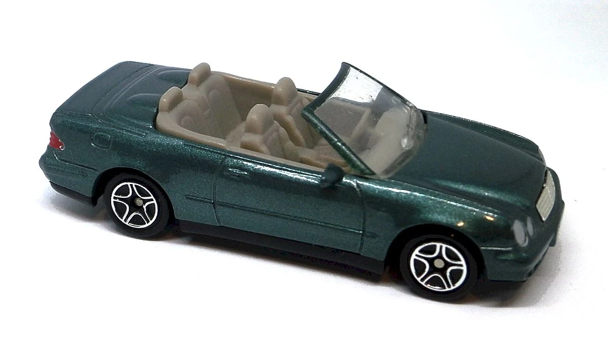Mercedes-Benz CLK Convertible (Metalflake Blue-Green, Trim details)