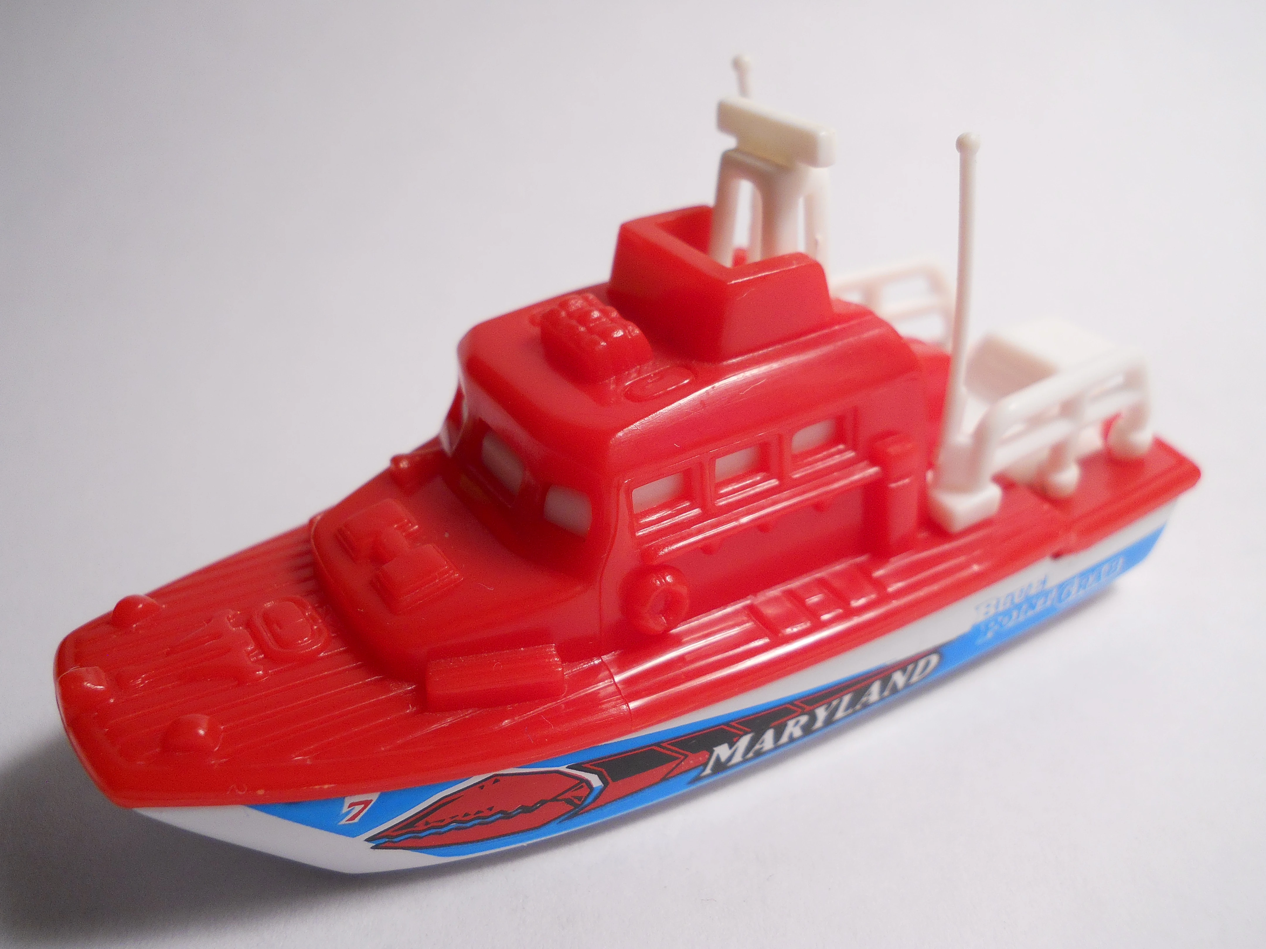 Sea Rescue Boat (Red, Maryland, 7, Blue Point Crab)