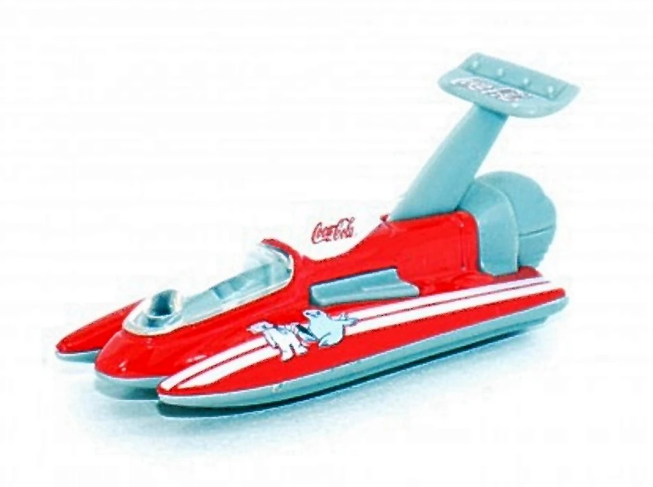 Hydroplane (Red, White stripes, Coca-Cola)