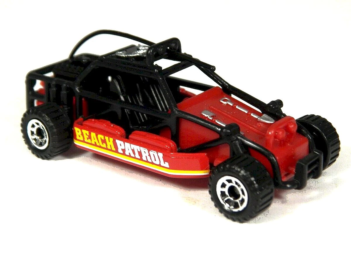Dune Buggy / Sand Speeder / MBX Sand Racer (2017) (Beach Patrol, Yellow and White stripe on…)