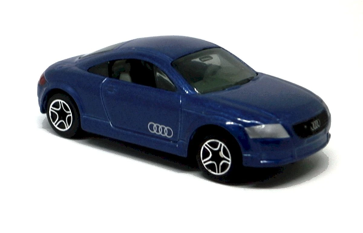 Audi TT (Metalflake Blue, Silver headlights, Red taillights, Audi…)