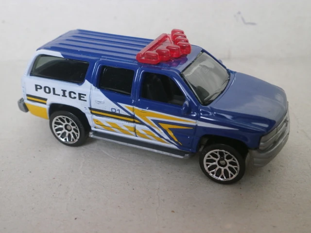 2000 Chevrolet Suburban (Blue, POLICE 01)