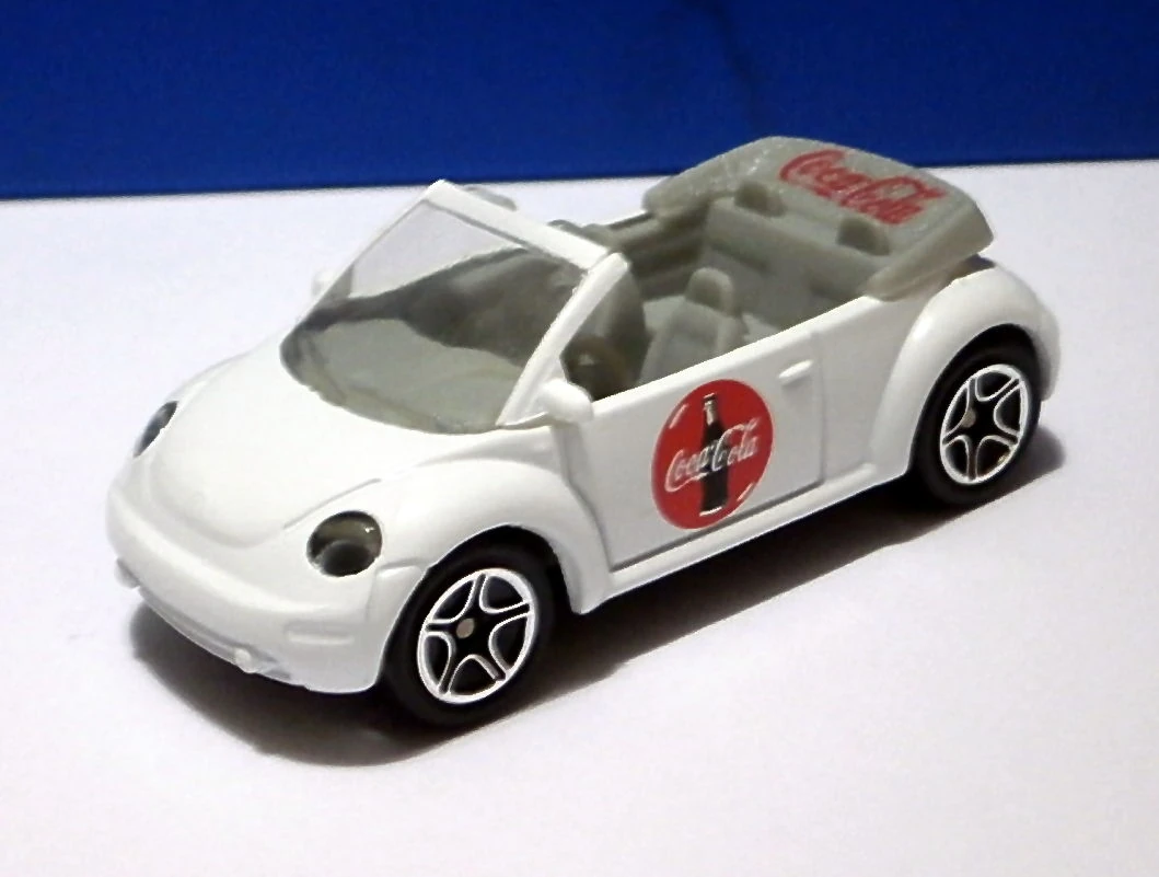 Concept 1 Beetle Convertible (White, Coca-Cola logo on doors, Coca-Cola on co…)