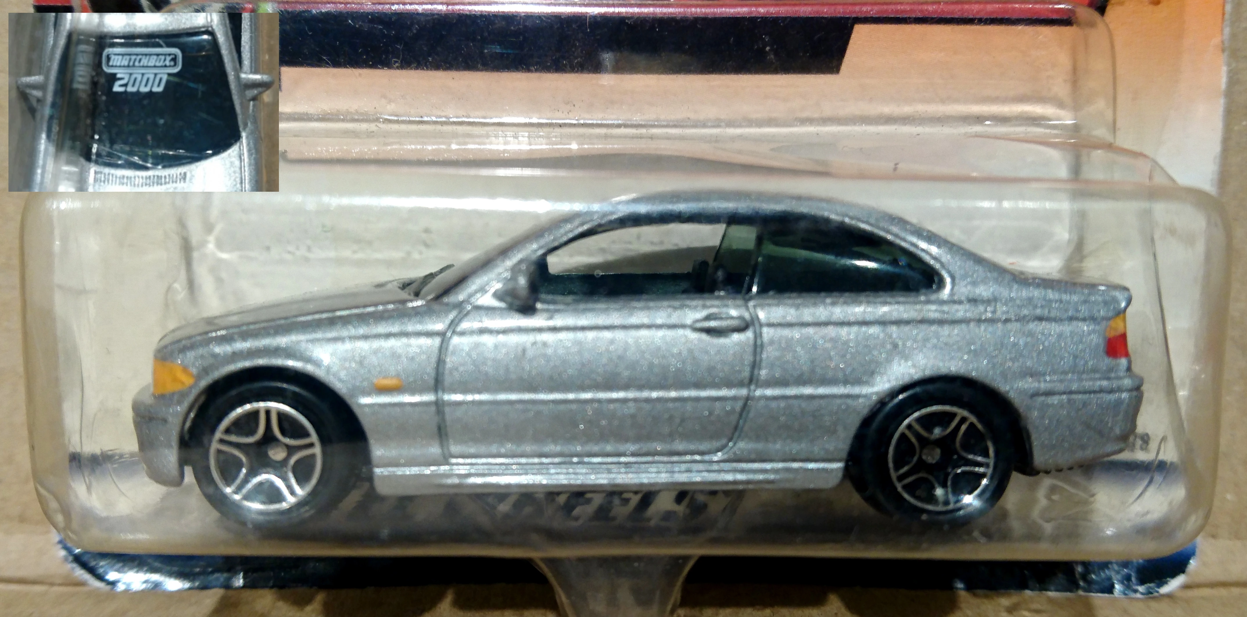 BMW 3 Series Coupe (Metalflake Silver, Trim details, "I ♥ MY BMW" rear license…)