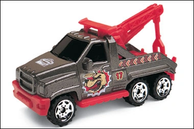 Wrecker King / King Tow (2002) (Gunmetal Gray, 17, dog, Beige and Red arrows)