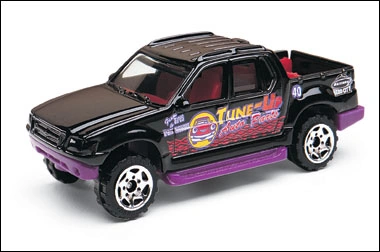 Ford Explorer Sport Trac (Black, Tune-Up Auto Parts, cartoon car)