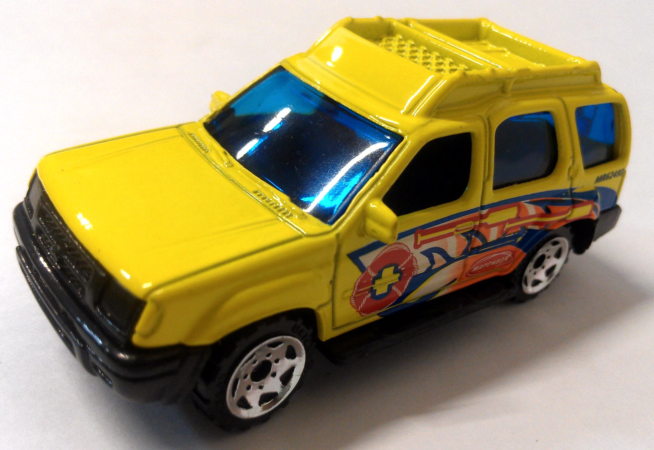 Nissan Xterra (Yellow, Paddles and life saver tampo)