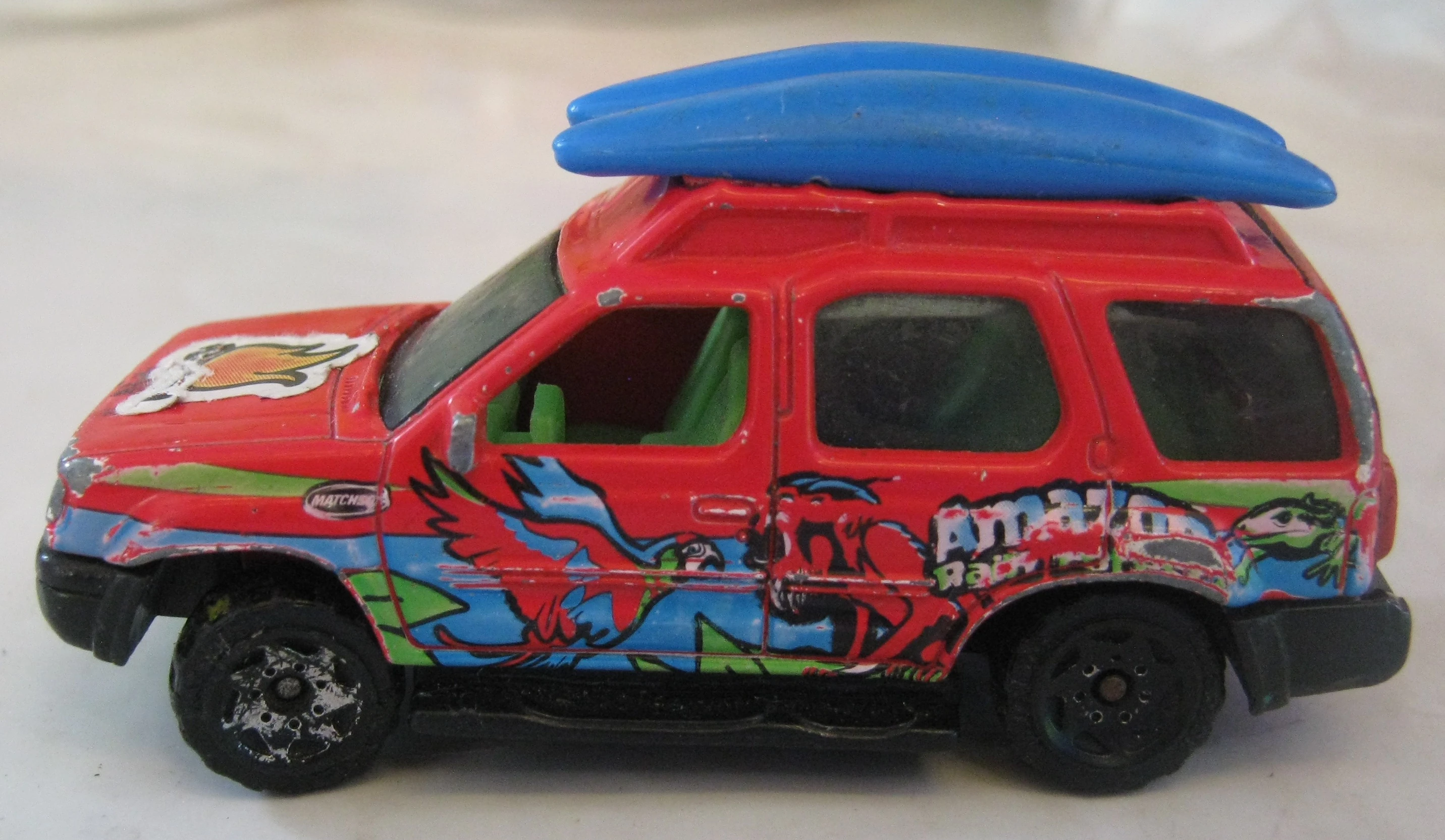 Nissan Xterra (Red, Amazon Rain Forest)
