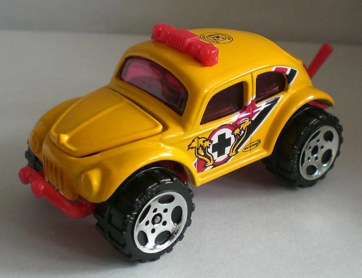 Volkswagen Beetle 4x4 (Yellow Orange, Palm trees, Black and Red stripes,
'50'…)