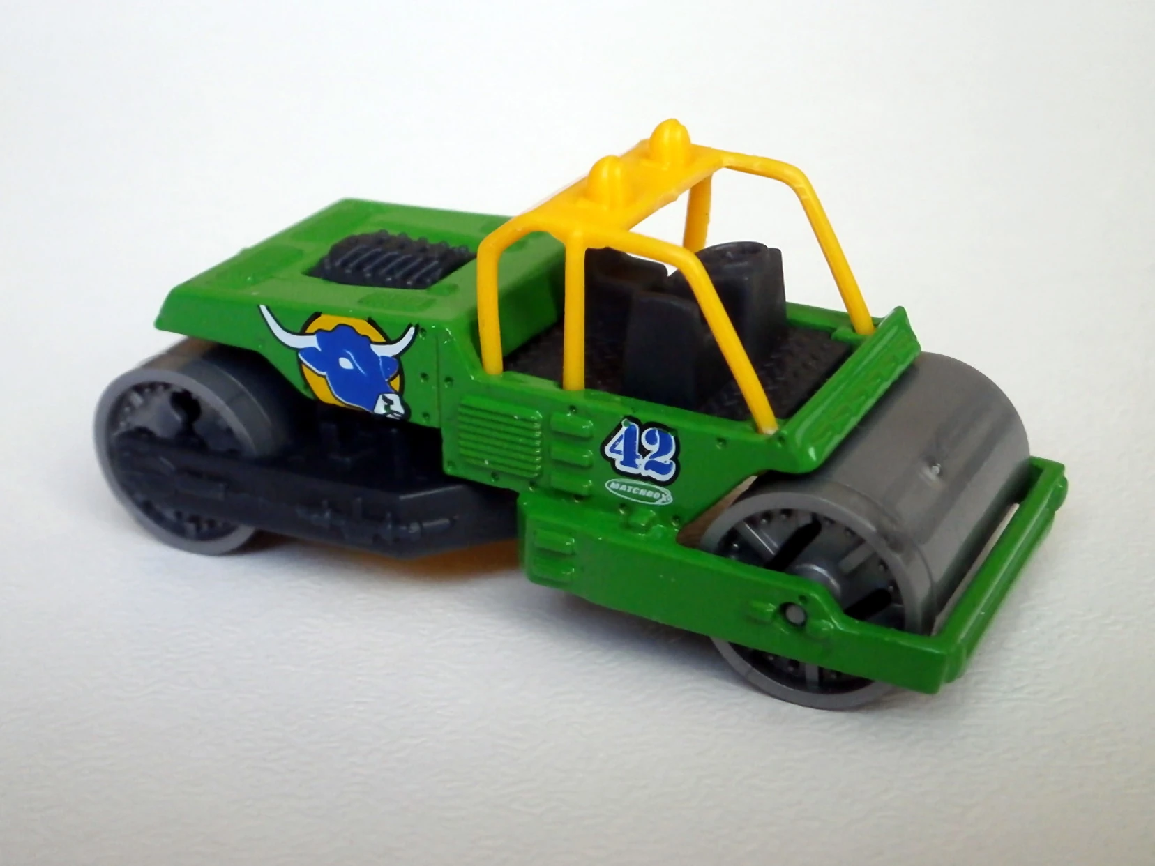 Road Roller (Green, Blue bull, 45)