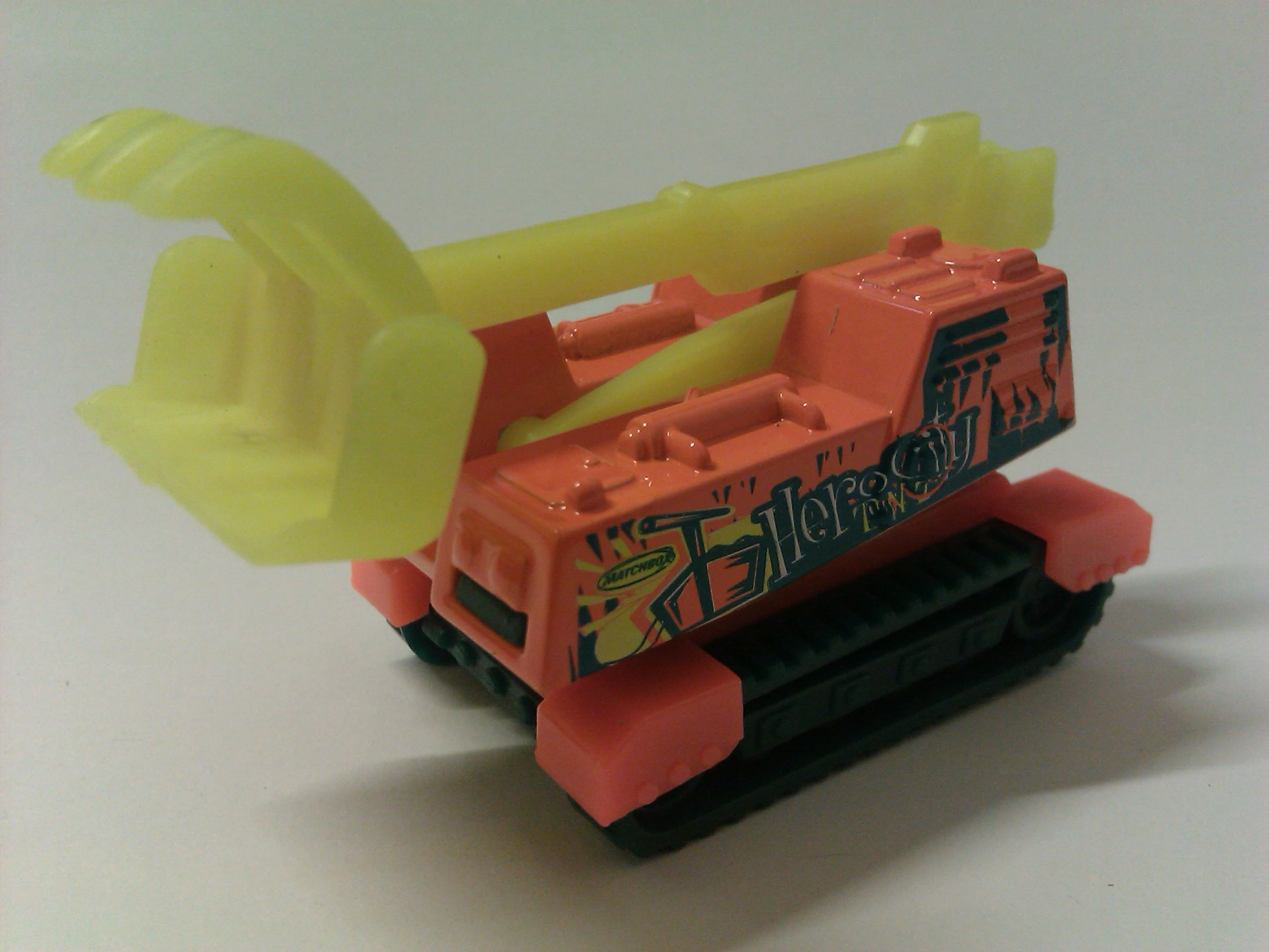 Demolition Machine/The Wall Eater (Fluorescent Orange, Hero City, TNT, detonator, stalagmites a…)