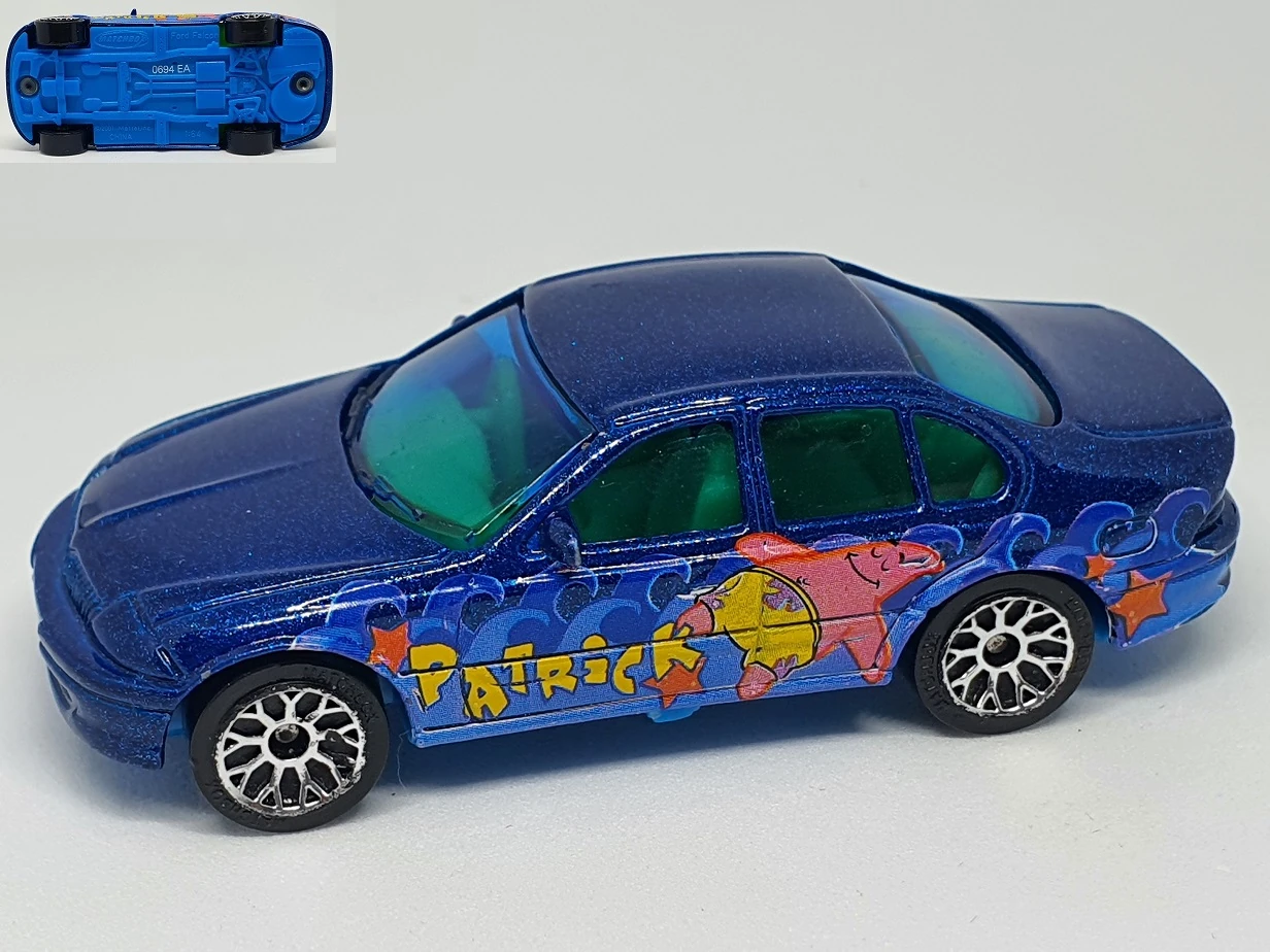 Ford Falcon Forte (Metalflake Blue, Waves, Patrick (text and character))