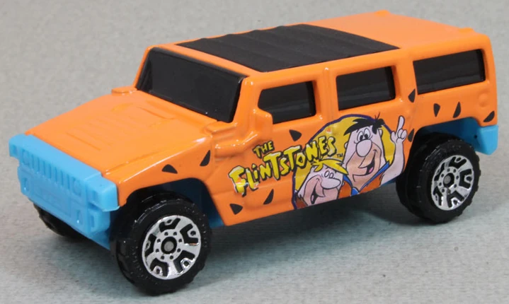Hummer H2 SUV Concept (Orange, The Flintstones, Fred Flintstone and Bar…)