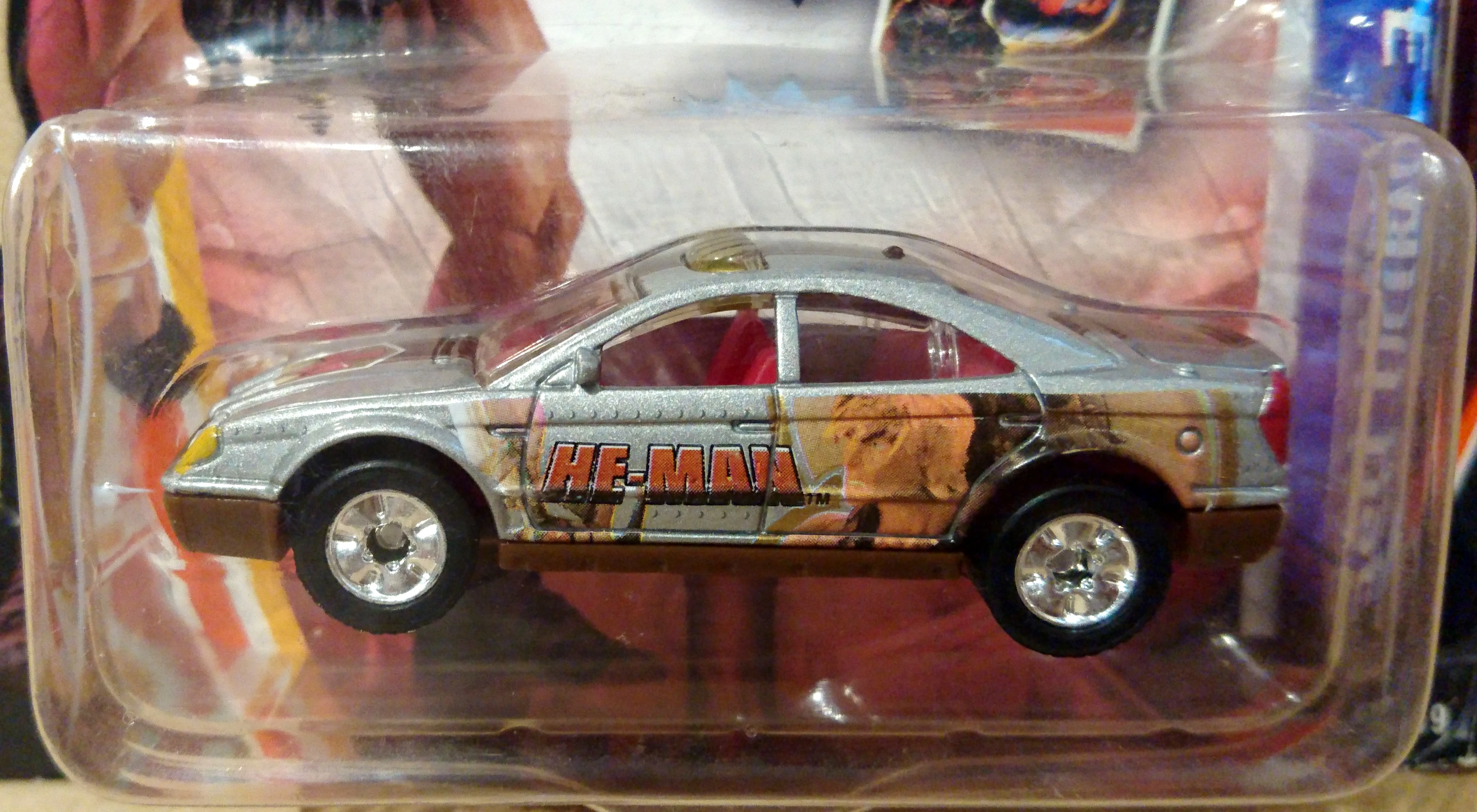 Police Car (Silver, He-Man (text and character), Detailed tr…)