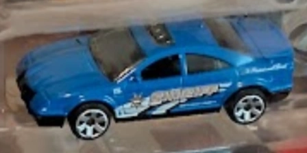 Police Car (Blue, White and Black stripes, SHERIFF)