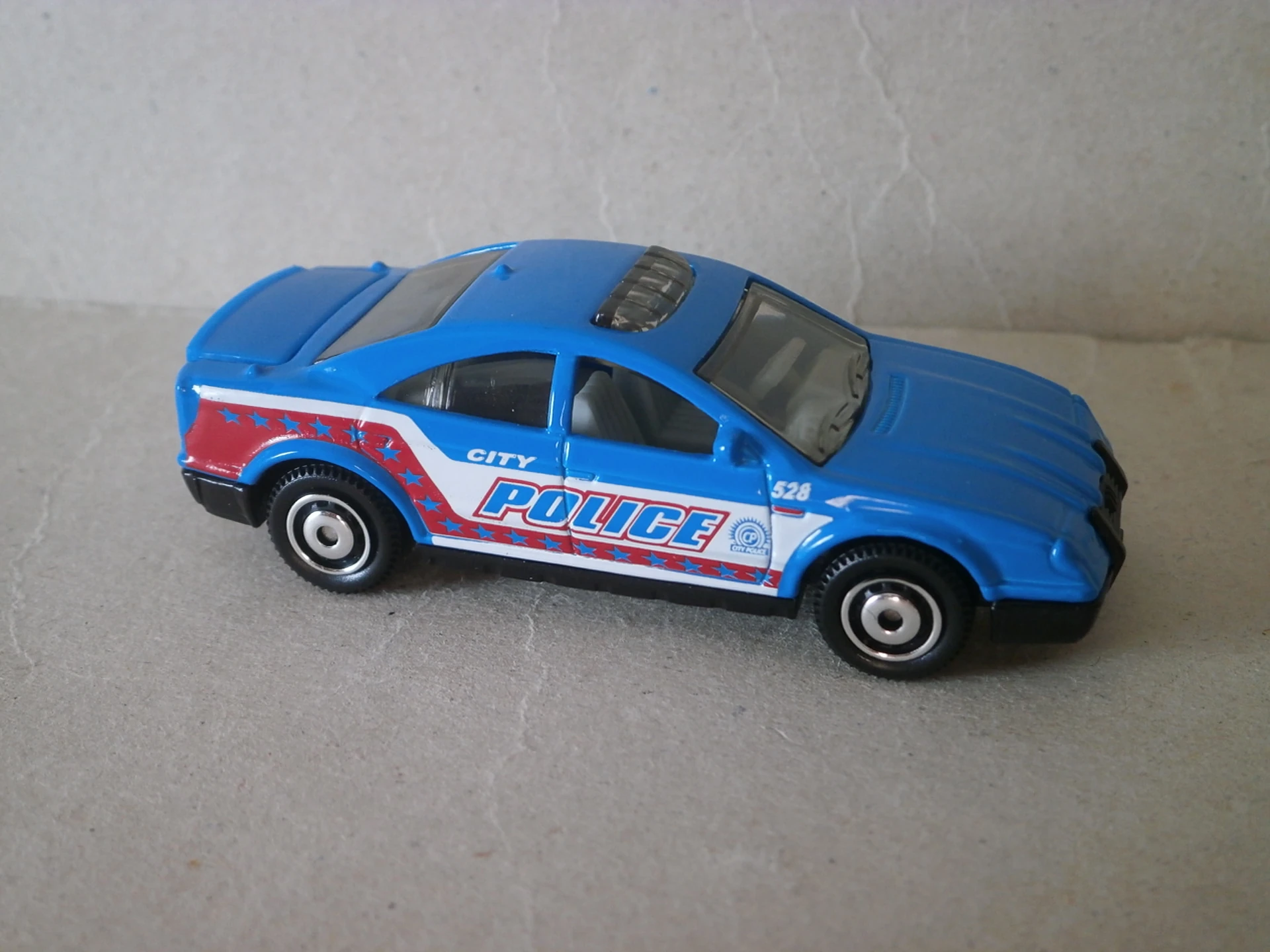 Police Car (Blue, Red and White stripe, City POLICE)