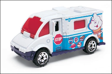 Ice Cream Truck / Sundae Driver (2004) (White, Ice cream truck tampos, fully on Door w/…)