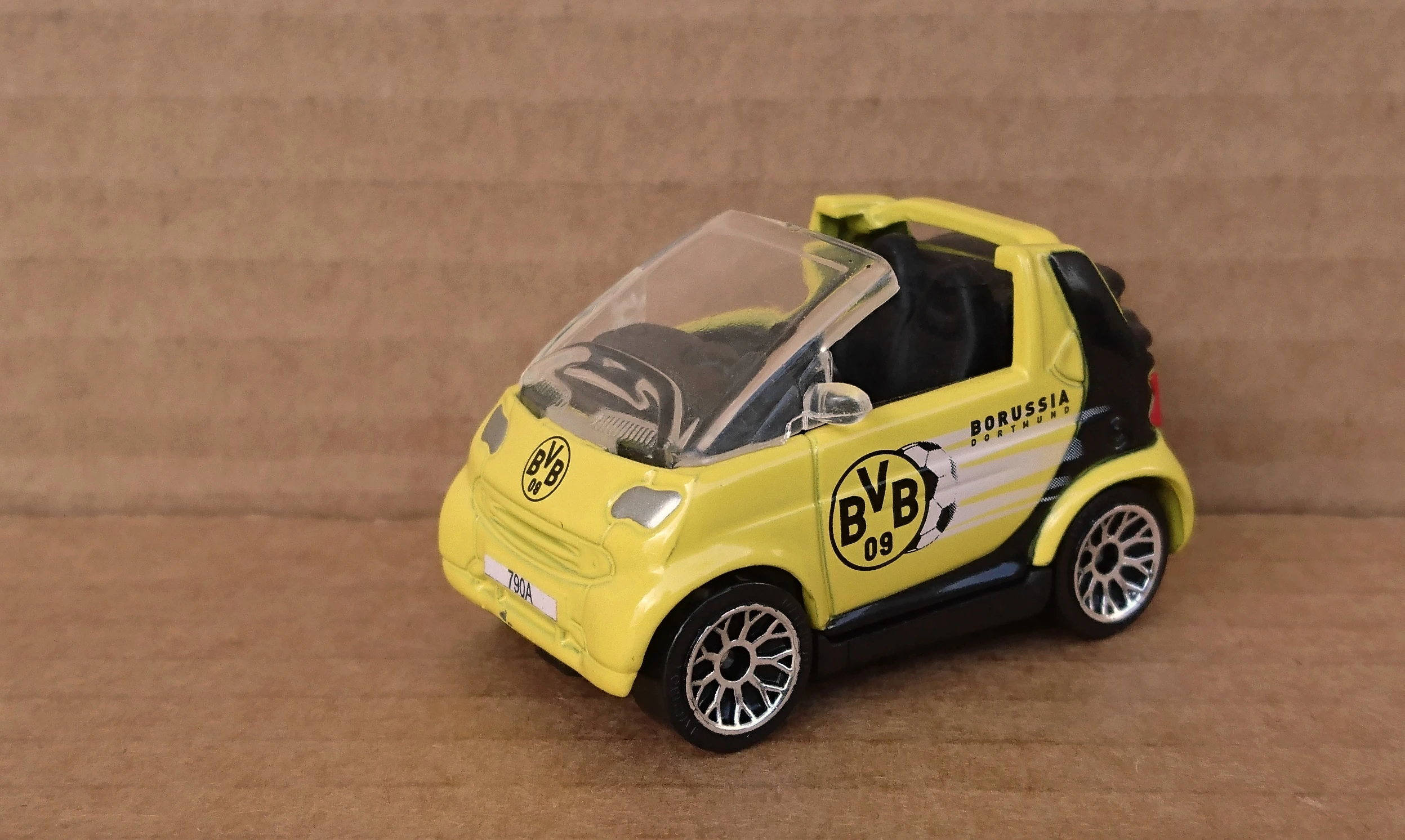 Smart Fortwo Coupe (Yellow, Detailed trim, BVB 09, Borussia Dortmund)