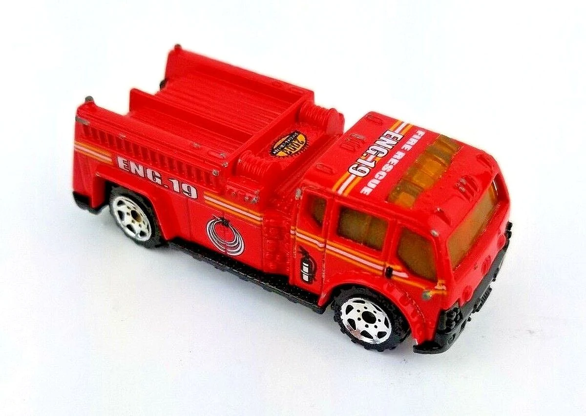 Water Pumper (Red, Orange and White stripe, FIRE RESCUE, EN…)