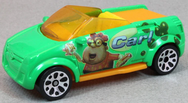 Opel Frogster (Flat Medium Green, Carl (Character and text))