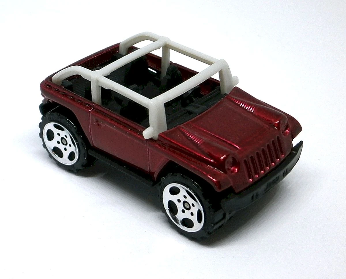 Jeep Willys Concept (Metalflake Red, White Matchbox on door)