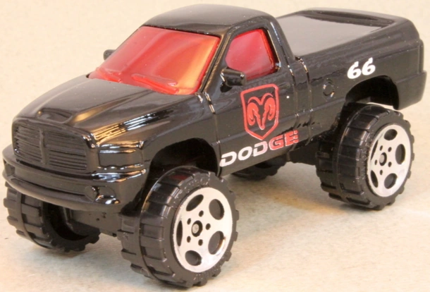 Dodge Ram SRT-10 (Black, White to Red fade "Dodge", Dodge badge o…)
