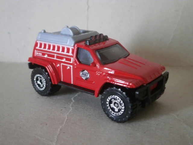 4x4 Fire Truck (Red, MBX)
