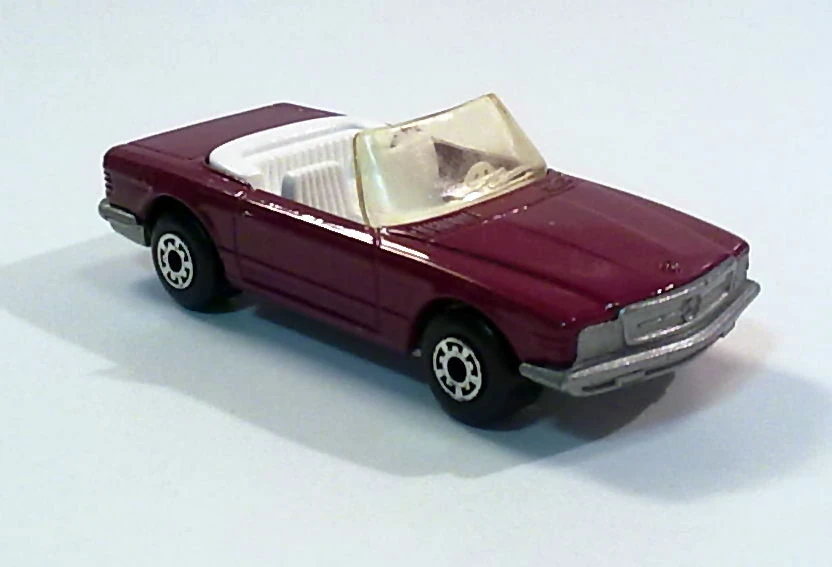 Mercedes 350SL (Maroon, N/A)