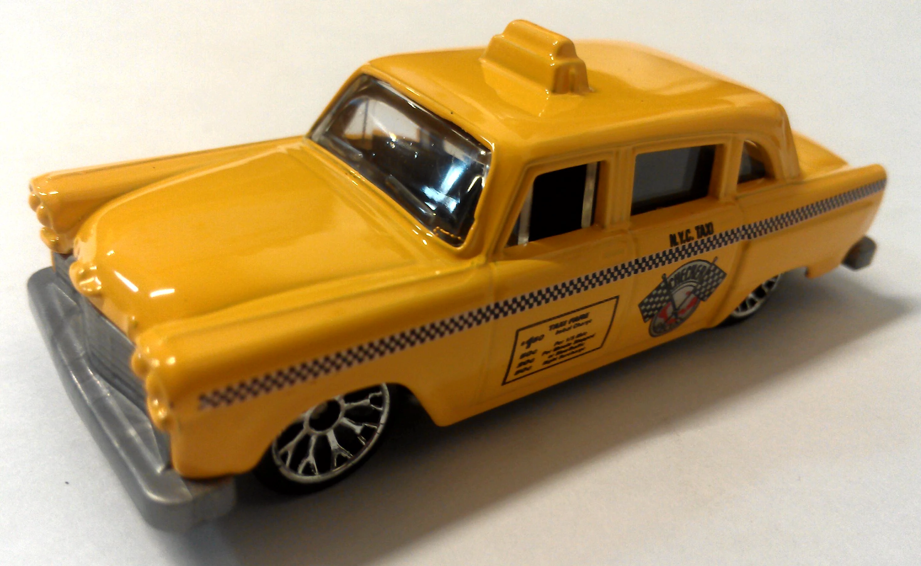 Checker Cab (Yellow, Black, White and Silver taxi tampos)