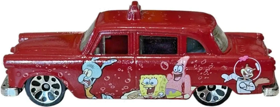 Checker Cab (Red, Squidward, Spongebob, Patrick, and Sandy…)