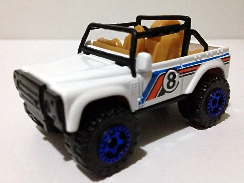 Land Rover SVX (White, Blue, Orange and Black stripes, 8)