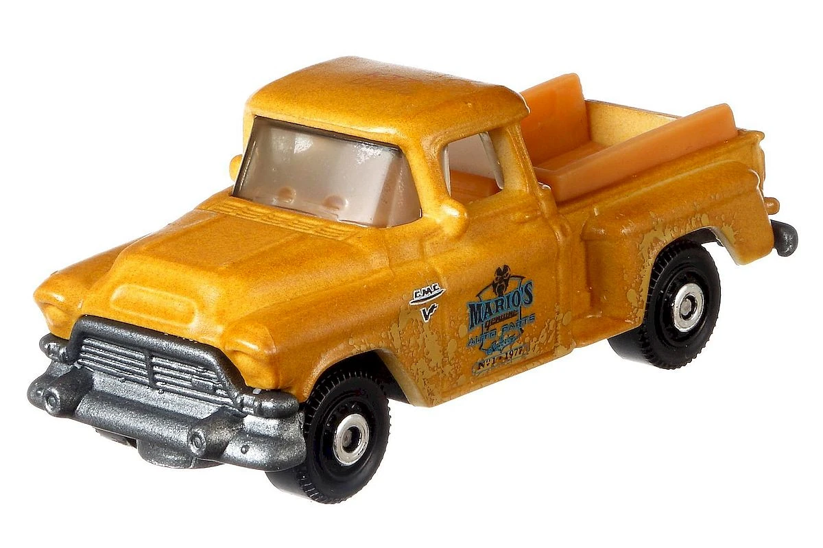 1957 GMC Stepside (Light Brown, Mario's Genuine Auto Parts, mud)
