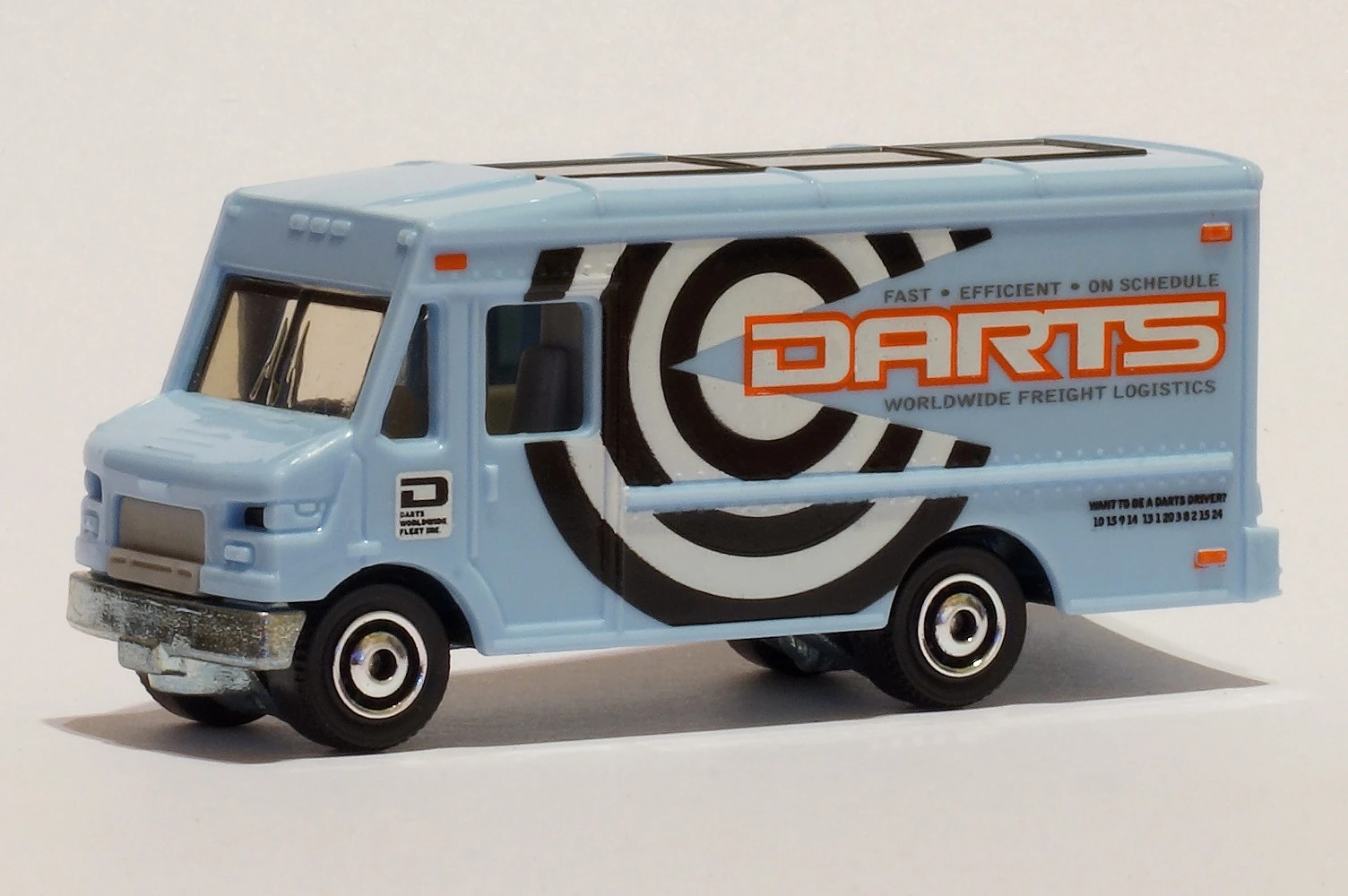 Express Delivery (Sky Blue, DARTS, bullseye)