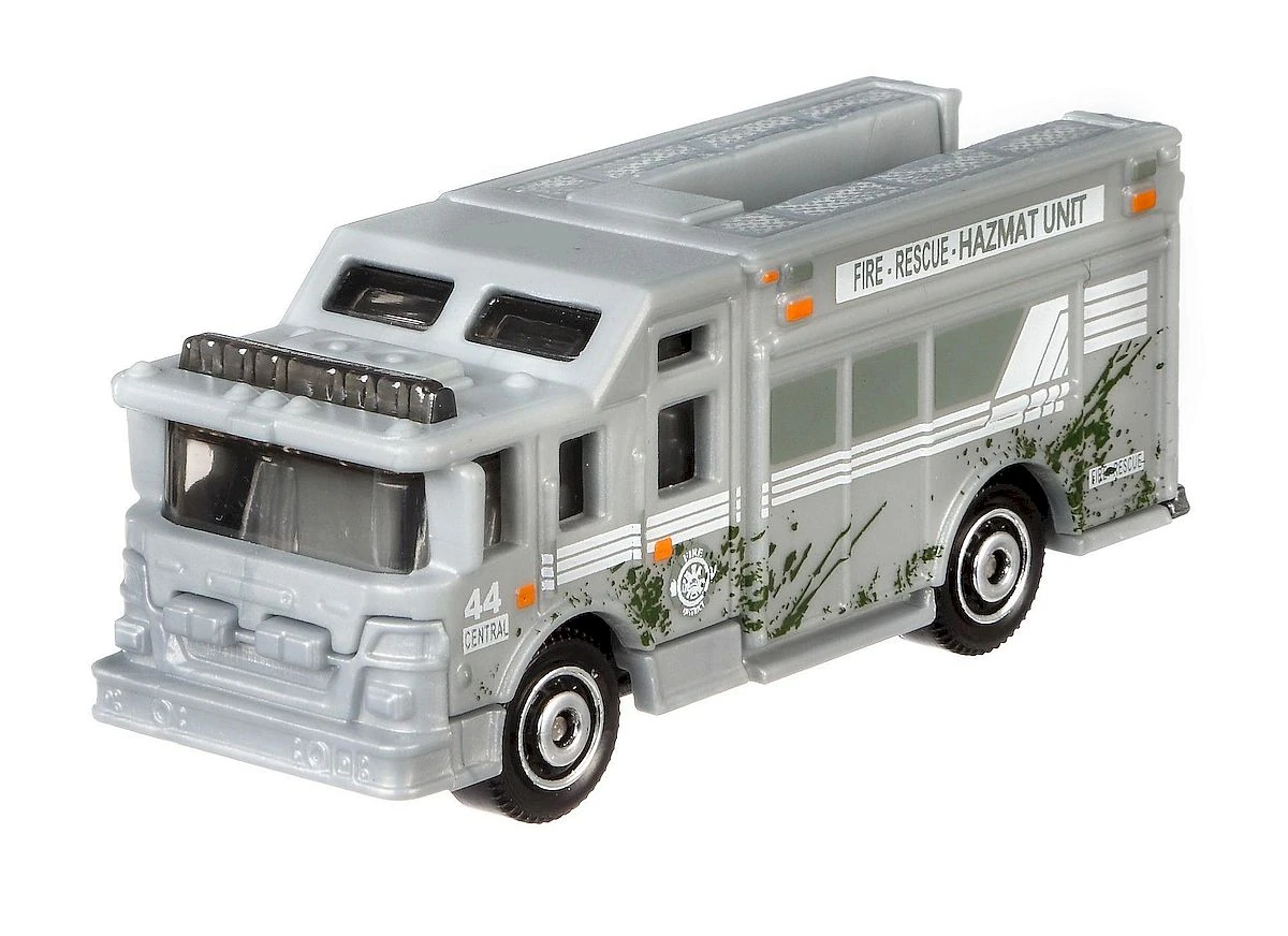 Hazard Squad (Dark Green (Grey), White stripes, 44 CENTRAL, FIRE RESCUE H…)
