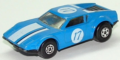 De Tomaso Pantera (Blue, Black and White stripes "17")
