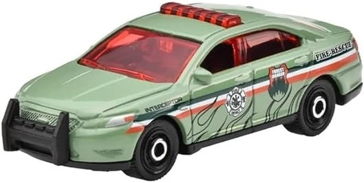 Ford Police Interceptor (Mint Green, Dark green & Orange stripes 'FIRE RESCUE…)