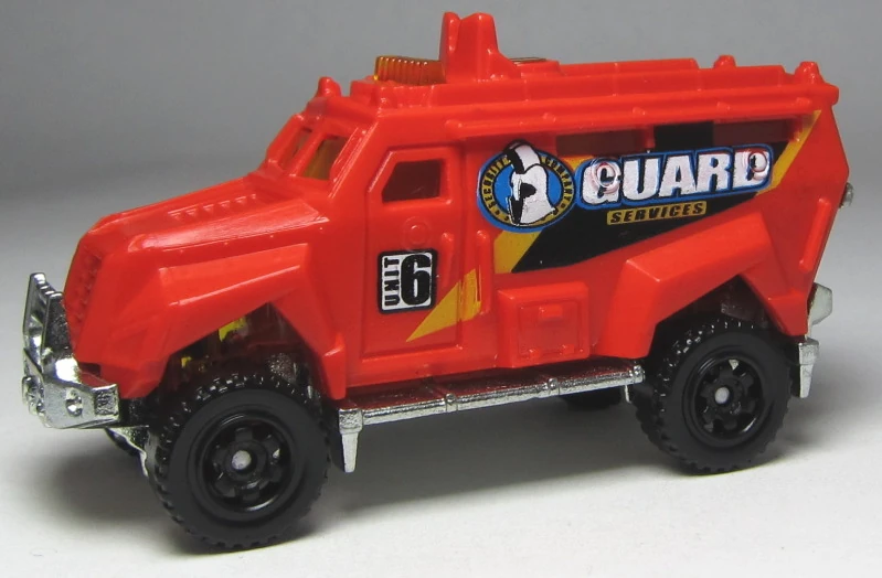 S.W.A.T. Truck / MBX S.W.A.T. (2017) (Red, GUARD Services, Unit 6, Security Company)