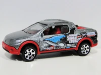 Volkswagen Saveiro Cross (2011) (Metalflake Gray, Park Oceana, Shark Tours tampo)