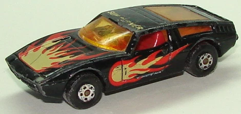 Sun Burner (Maserati) (Black, SUN BURNER, Flames)