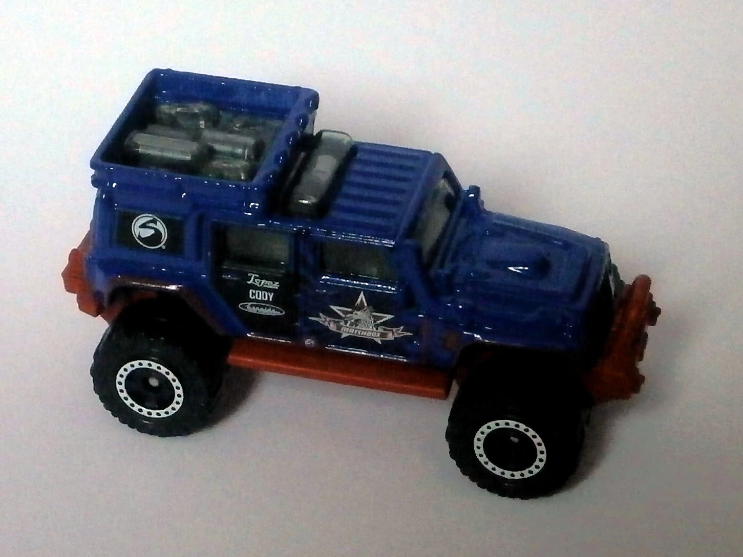 Jeep Wrangler Superlift (Blue, Lopez, CODY, MATCHBOX)