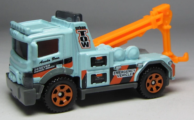 Urban Tow Truck / MBX Urban Tow Truck (2021) (Light Blue, Urban Tow, Emergency Vehicle, Asada Bros…)