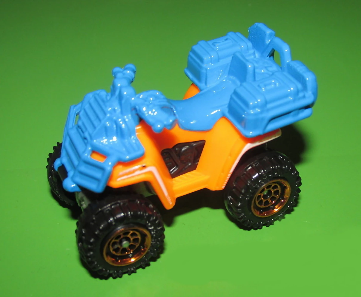 Sand Shredder (Blue & Orange, White stripes)