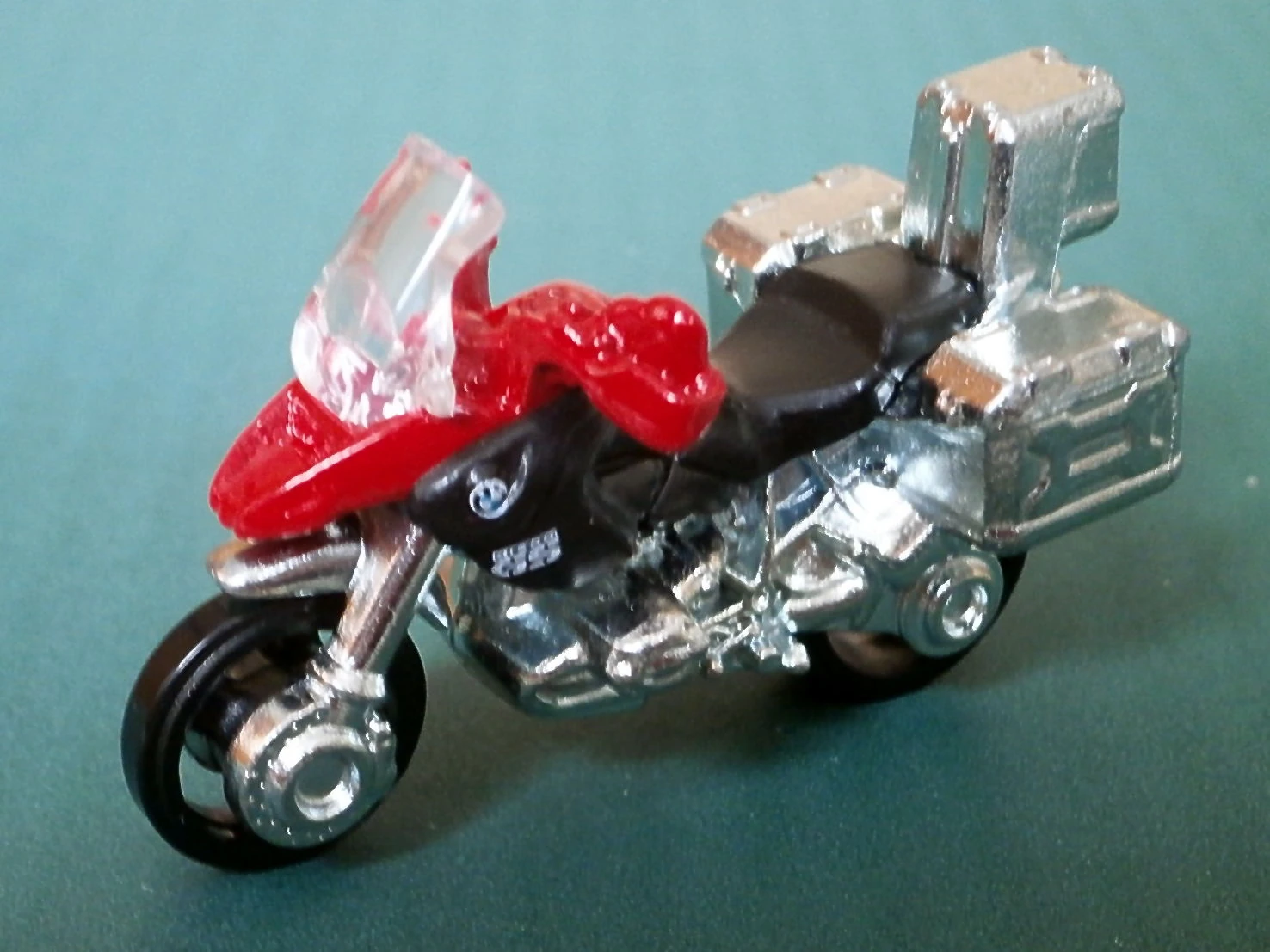 BMW R1200 GS Motorcycle (Red & Black, BMW logo, R1200 GS)