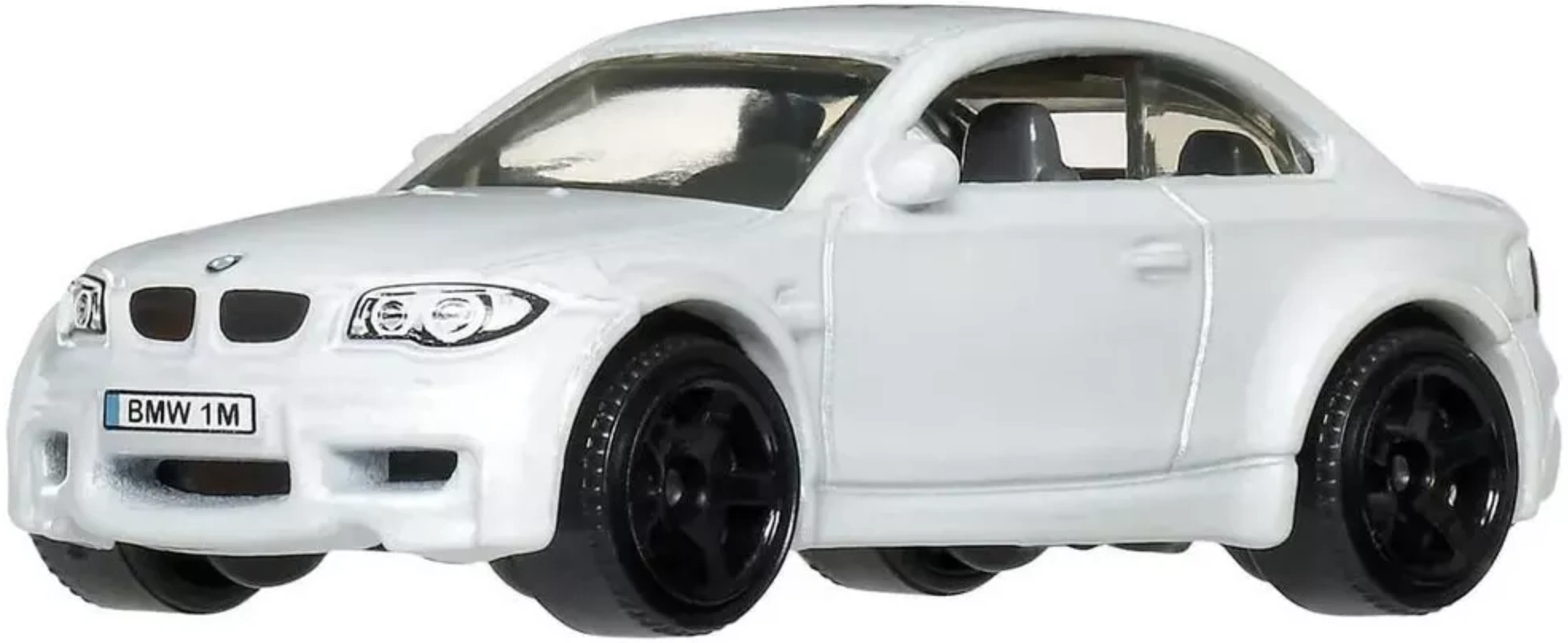 BMW 1M (Metalflake White, Front, rear logo, license plate 'BMW 1M')