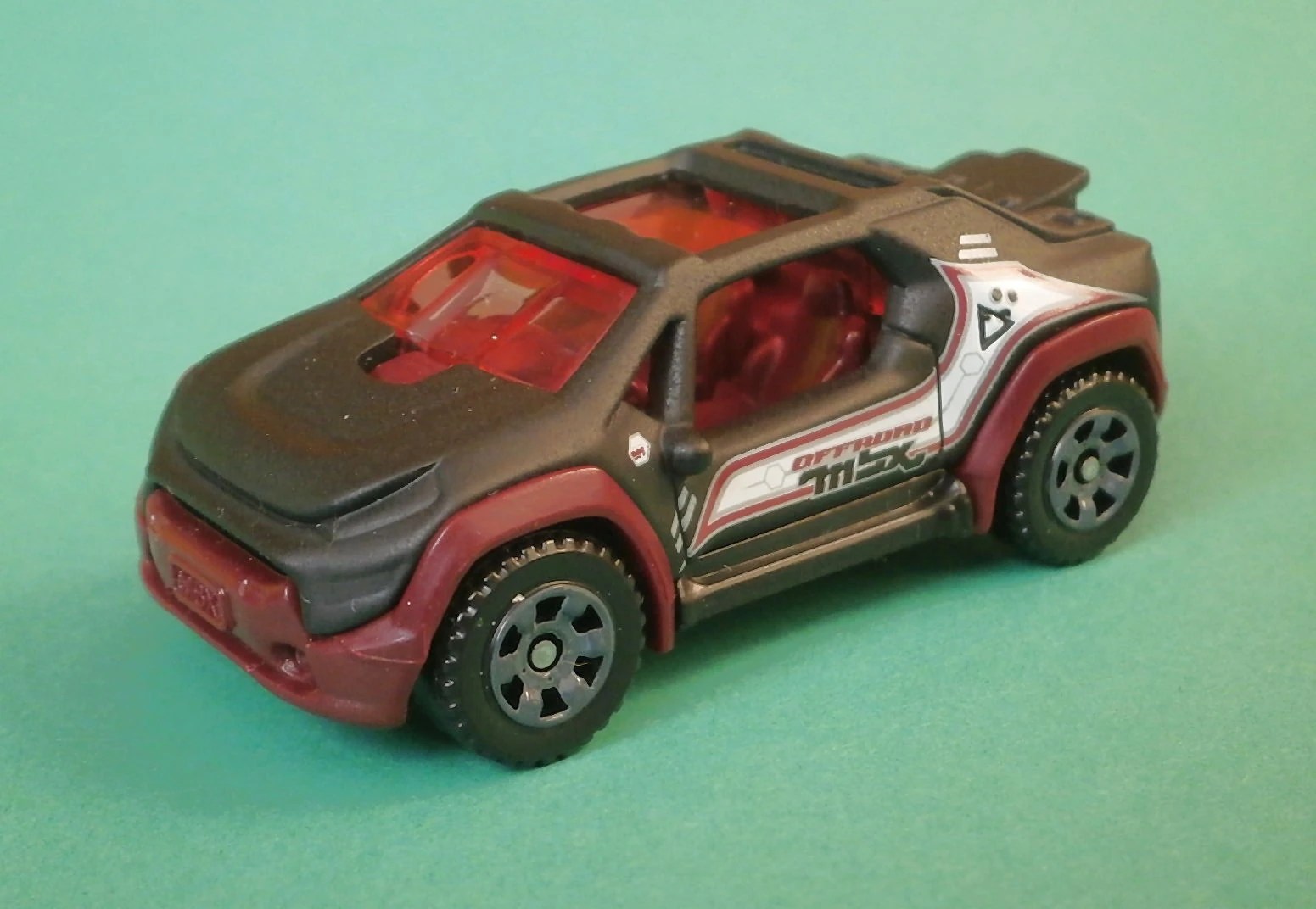 Malibu Marauder (Matte Black, Red and White stripes, OFF ROAD mbx)