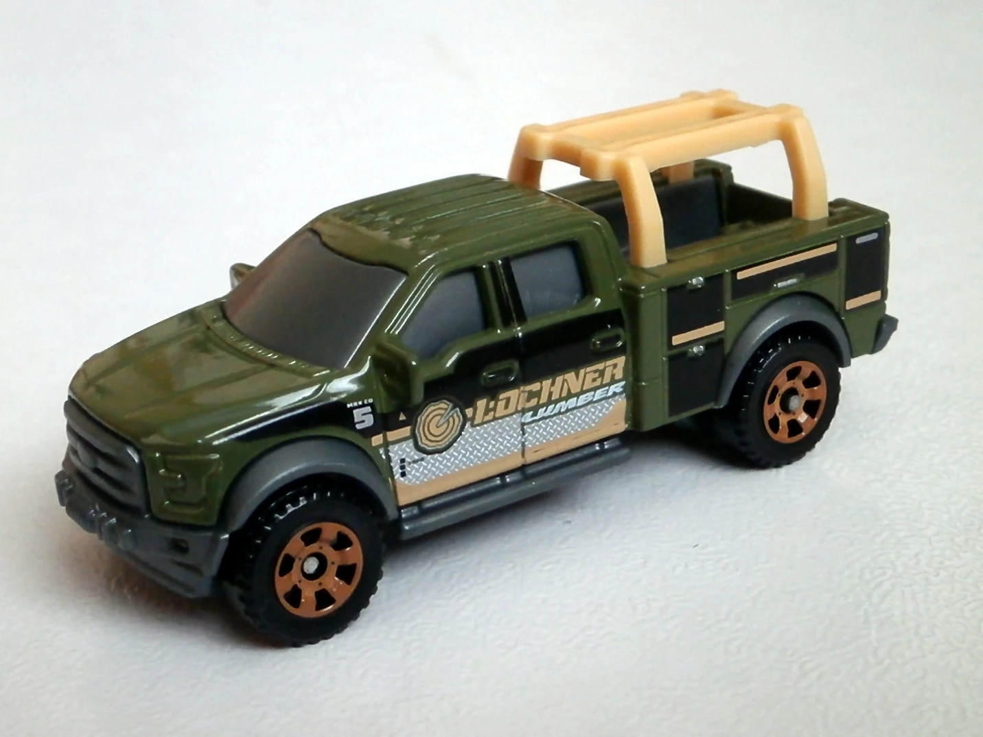 2015 Ford F-150 Contractor Truck (Olive Green, Lochner Lumber)