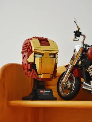叮🔔LEGO Marvel系列 钢铁侠头盔